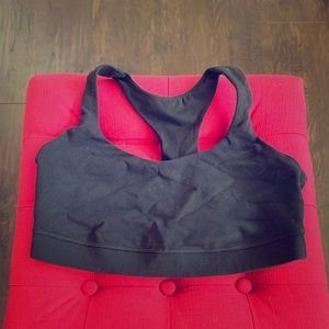Lululemon black sports bra. Size 8